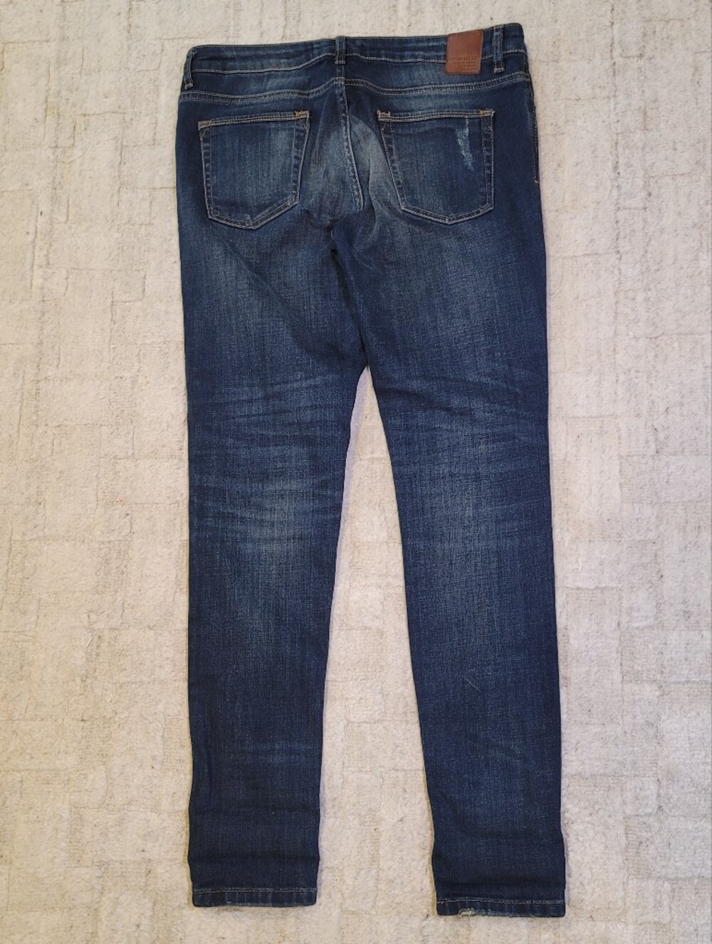 ZARA Z1975 Denim Distressed Skinny Jean Women's Size 6 - Picture 10 of 11